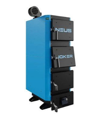 19 квт Котел тривалого горіння 6 мм сталь NEUS JOKER Автоматика UA3672 фото