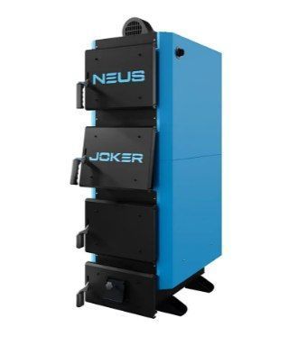 27 кВт Котел тривалого горіння 6 мм сталь NEUS JOKER Автоматика UA3672 фото