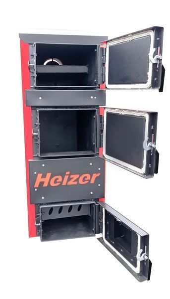 20кВт Котел холмова шахтного типа 4 мм Heizer Trio Plus UA8066 фото