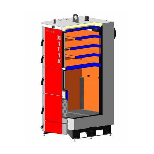 75 кВт Котел длительного горения 6 мм сталь МАЯК КТР-75 ECO MANUAL UNI TYPE-H UA8165 фото
