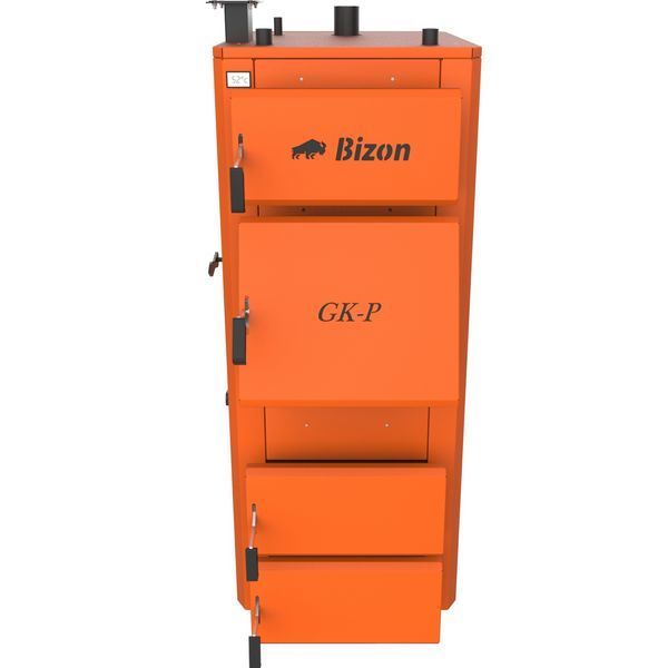 10&nbsp;кВт Котел довготривалого горіння с регулятором - 6 мм Bizon GK-P UA7788 фото
