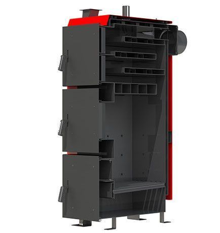 30 кВт Котел длительного горения 6 мм сталь KRAFT L (КРАФТ Л) с автоматикой UA156320 фото