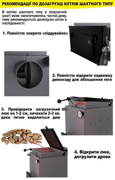 20 кВт КСТШ Котел Холмова шахтного типа 4 мм сталь UA4619 фото