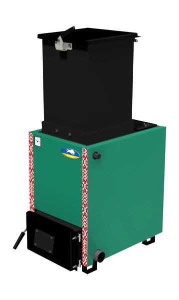 10 кВт. Котел холмова шахтного типа 5 мм сталь ZUBR mini (Зубр мини) UA3053 фото