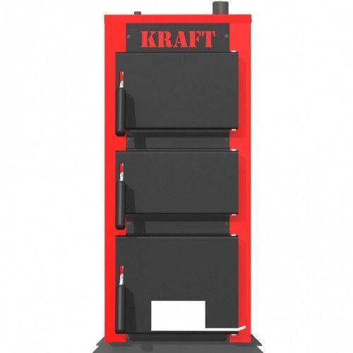 12 кВт Котел довготривалого горіння 5 мм сталь Kraft серия К, с автоматическим управлением UA3646 фото